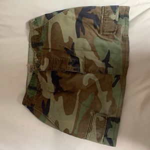 LF camouflage mini skirt